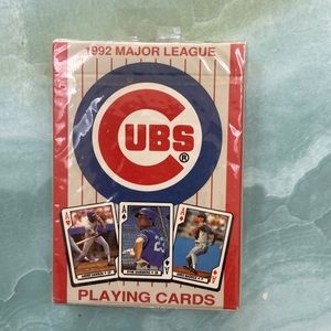 1992 Chicago cubs playing cards